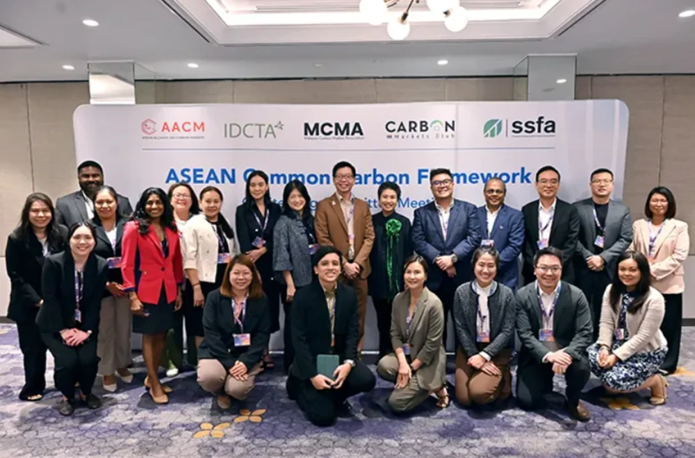 การเป็นเจ้าภาพจัดการประชุมระดับภูมิภาค ภายใต้กรอบความร่วมมือ “ASEAN Common Carbon Framework (ACCF)”